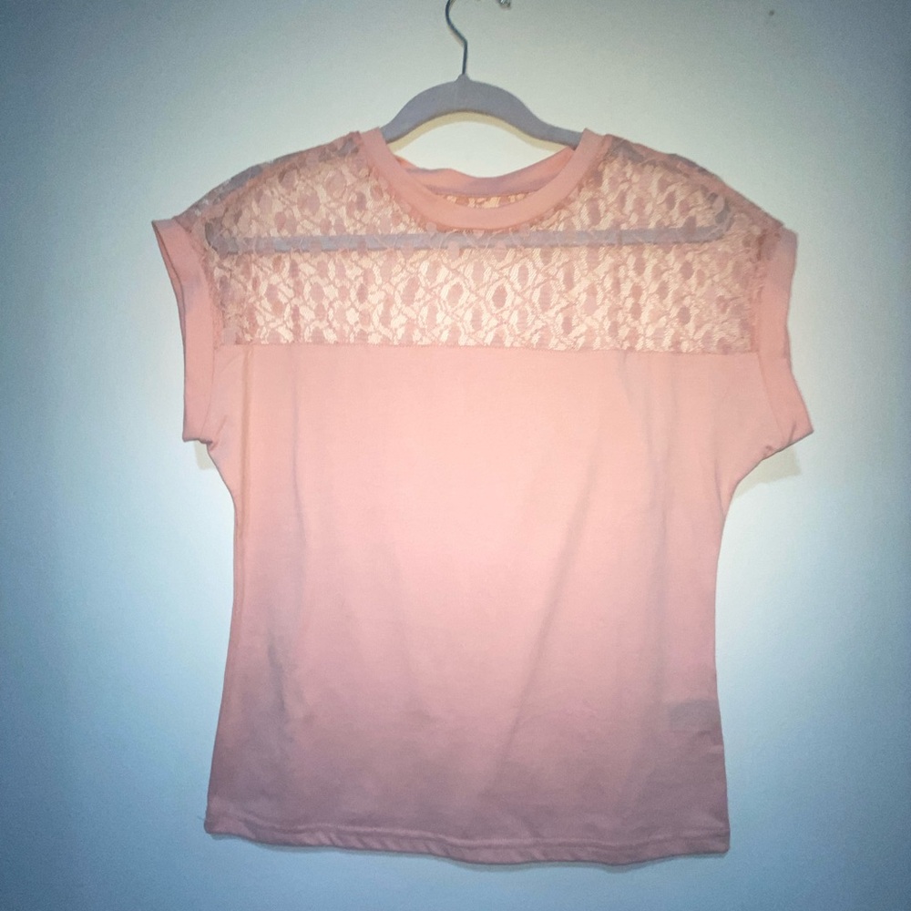 SHEIN Soft Pink Blouse‎